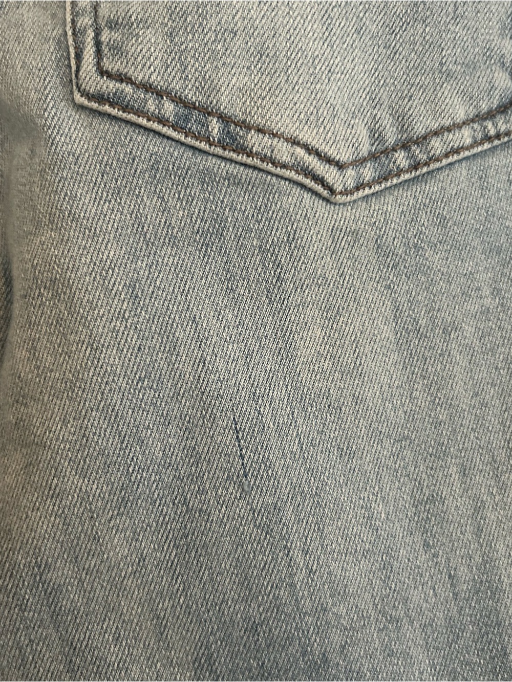 Kut from the Kloth Light Blue Wash High Rise Flare Jeans Kelsey Split Hem Sz 12 - Picture 13 of 13